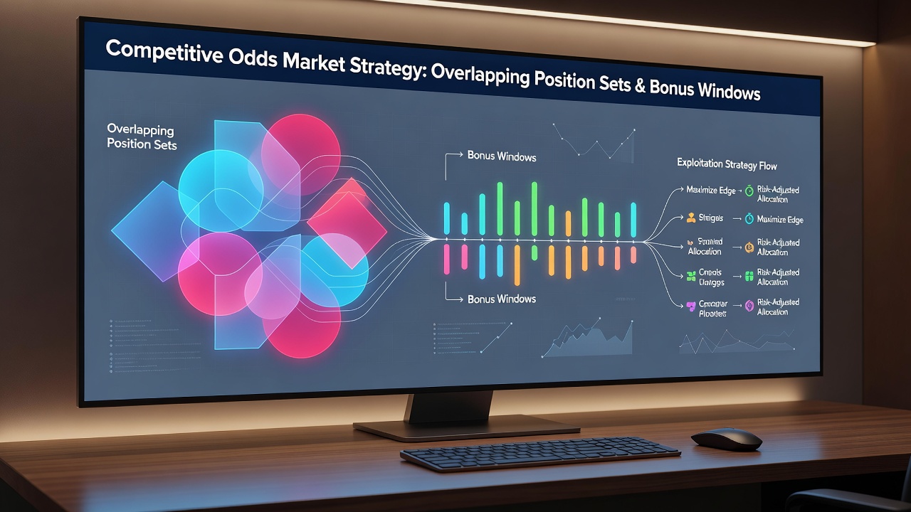 Chart showing timing overlaps between bonus activation periods and live odds fluctuations in major sports markets