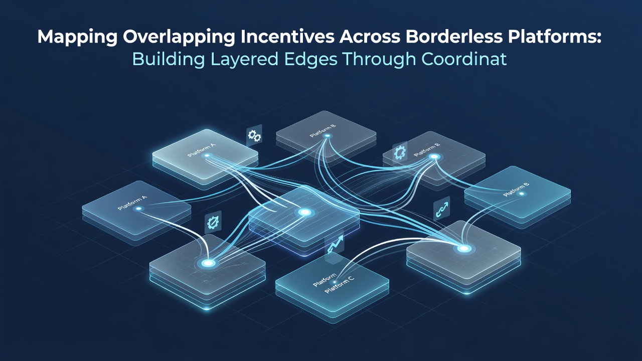 Flow chart showing coordinated bonus cycle timing across regulated markets and borderless platform networks